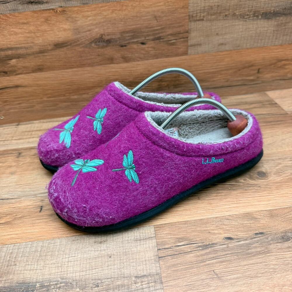 LL Bean  mSize 10 Woman's Daybreak Scuffs Motif Slippers